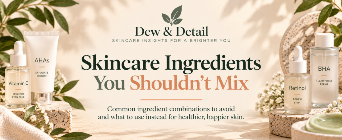 Skincare Ingredients You Shouldn’t Mix: What to Separate & What’s Actually Safe