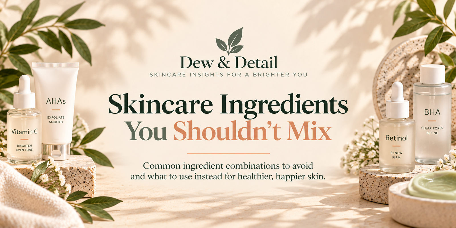 Skincare Ingredients You Shouldn’t Mix: What to Separate & What’s Actually Safe