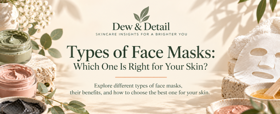 Types of Face Masks: Which One Is Right for Your Skin?