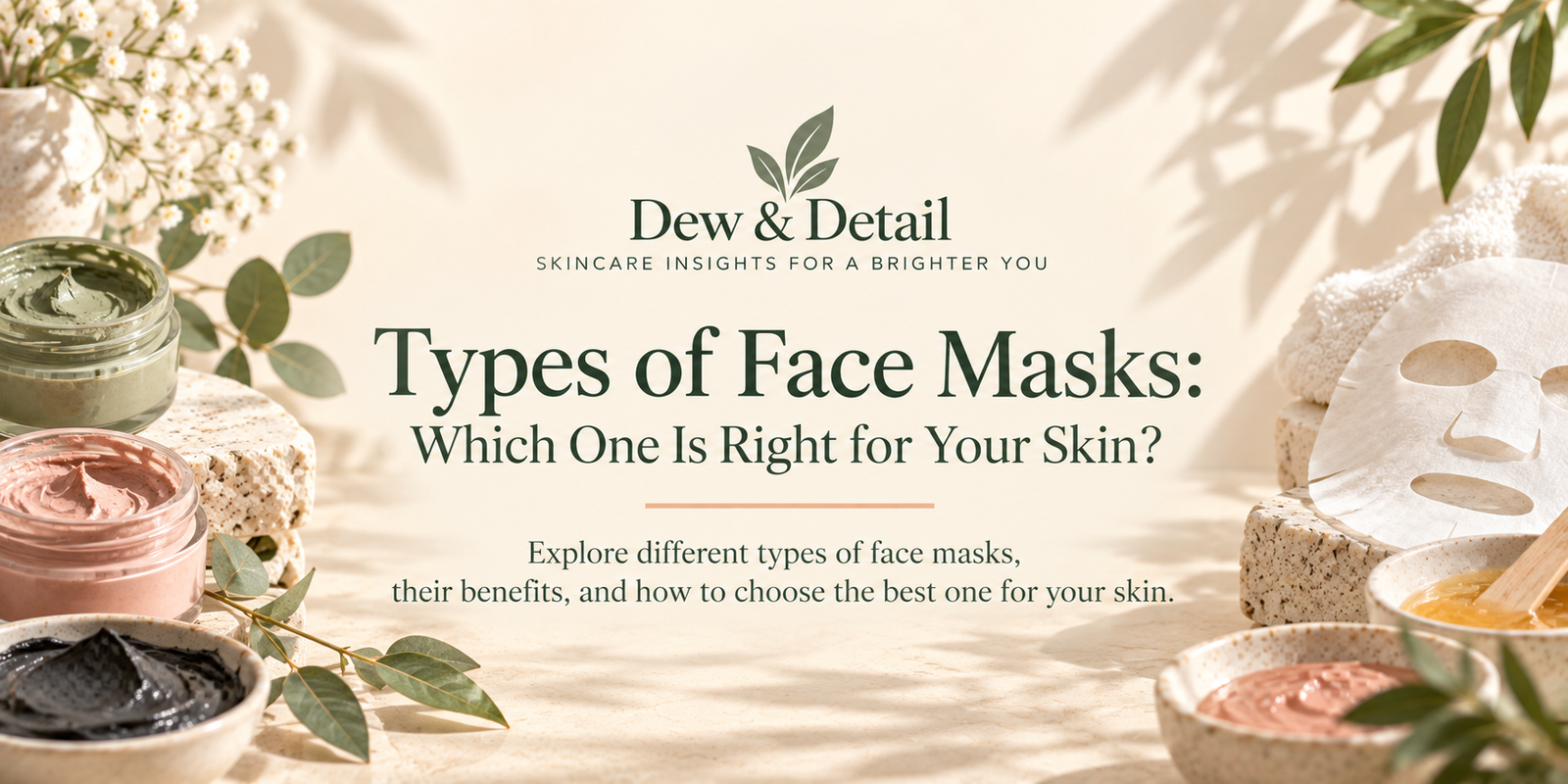 Types of Face Masks: Which One Is Right for Your Skin?