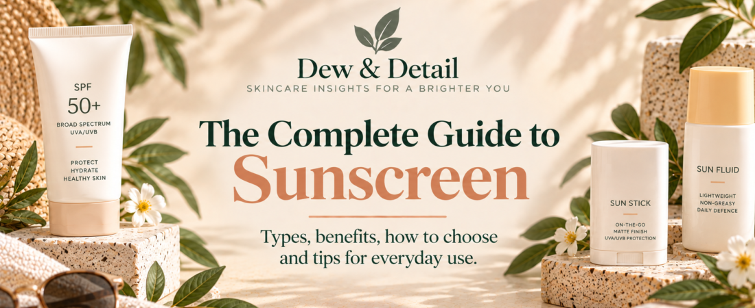 The Complete Guide to Sunscreen: Types, SPF & How to Choose the Right One