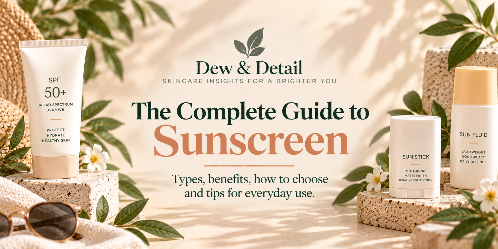 The Complete Guide to Sunscreen: Types, SPF & How to Choose the Right One