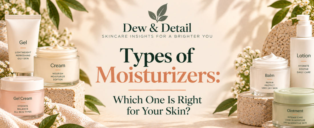Types of Moisturizers: Which One Is Right for Your Skin?