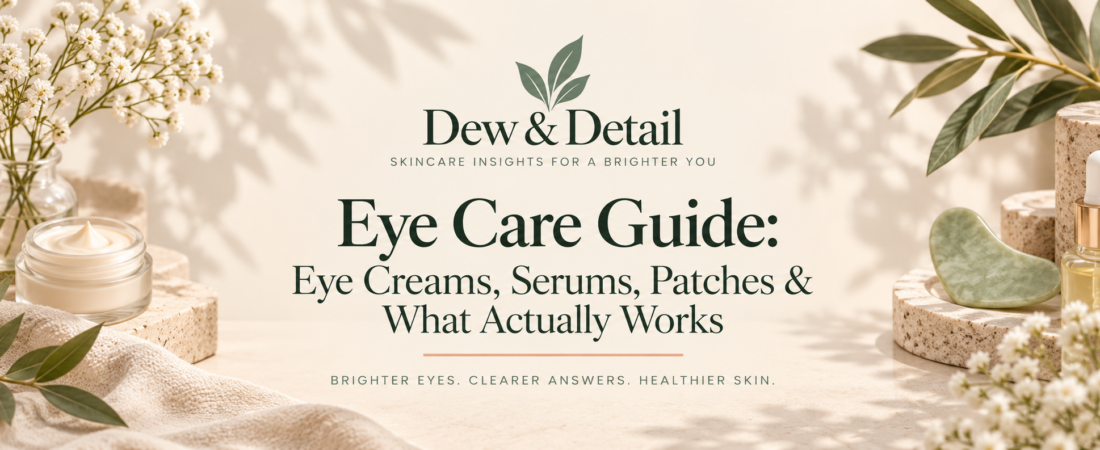 Eye Care Guide: Eye Creams, Serums, Patches & What Actually Works