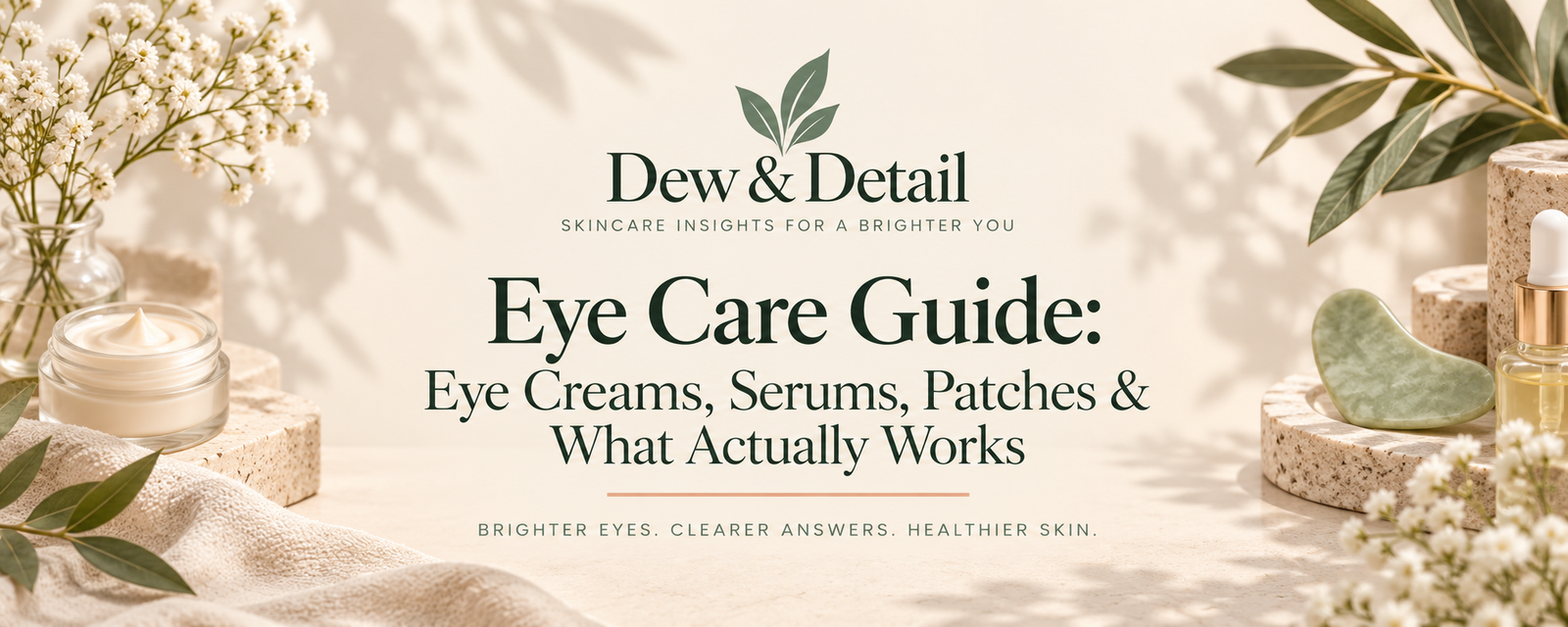 Eye Care Guide: Eye Creams, Serums, Patches & What Actually Works